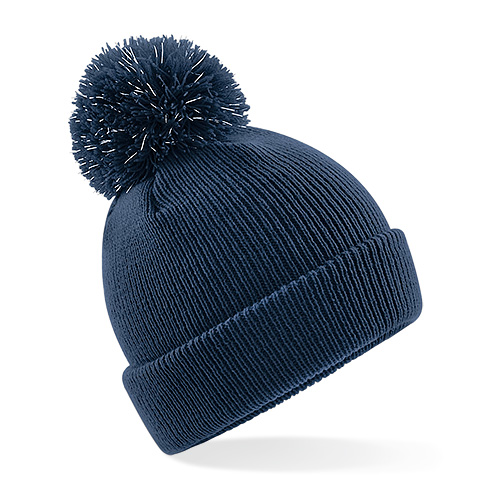 B406b Junior Reflective Bobble Beanie